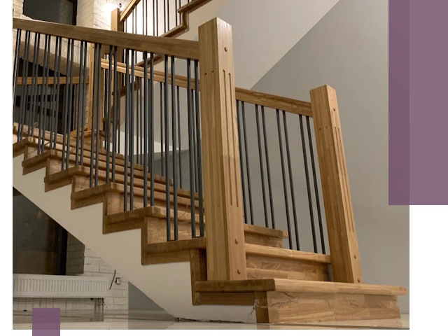 Реставрация деревянных и металлических лестниц в Амурске