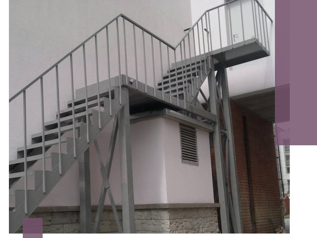 Монтаж пожарных лестниц под ключ в Амурске с гарантией качества