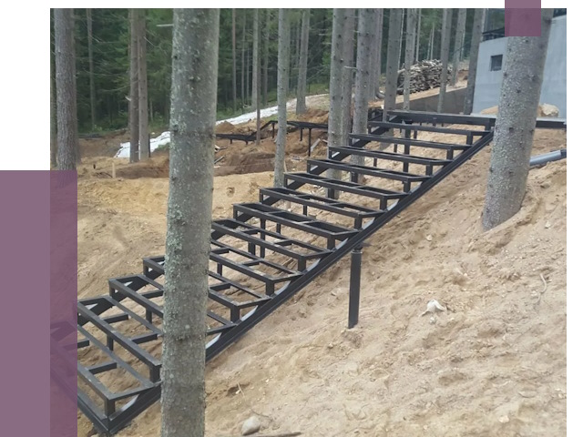 Монтаж металлических лестниц в Амурске от 13690 руб. 