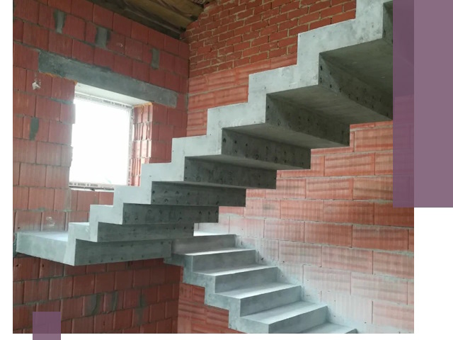 Бетонные лестницы под ключ в Амурске: монтаж, демонтаж, ремонт