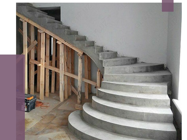 Изготовление бетонных лестниц под ключ в Амурске от 20147 руб. | ПРОЛЁТ-Мрс