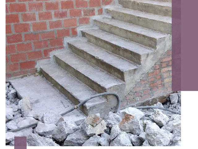 Демонтаж бетонных лестниц в Амурске: быстро и безопасно