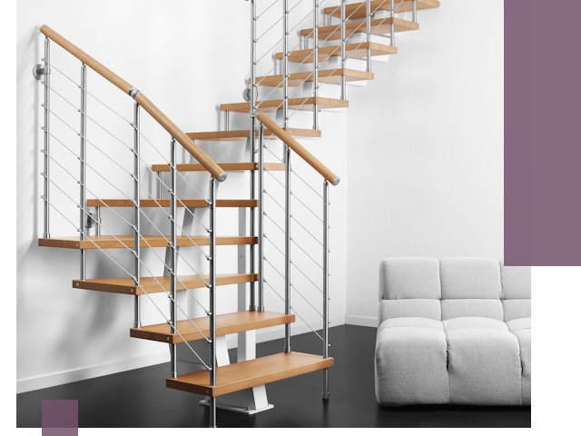 Модульные лестницы под ключ в Амурске — монтаж и изготовление