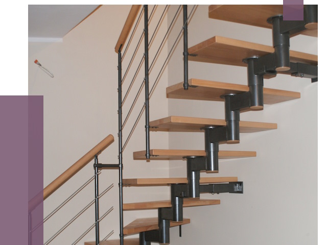 Изготовление модульных лестниц в Амурске от 11624 руб. 