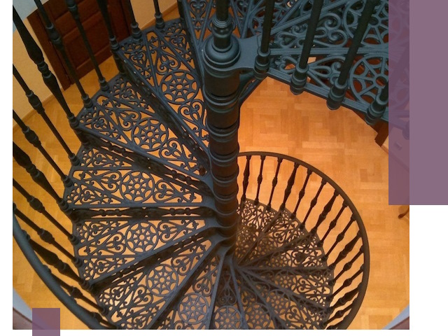 Винтовые лестницы под ключ в Амурске: производство и монтаж