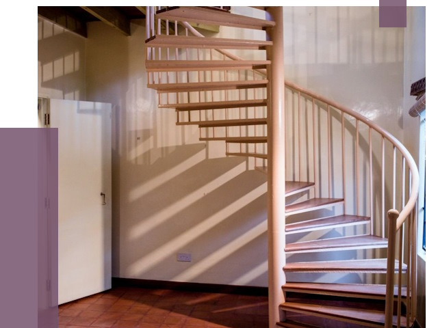 Изготовление винтовых лестниц на заказ в Амурске от 76973 руб. | ПРОЛЁТ-Мрс