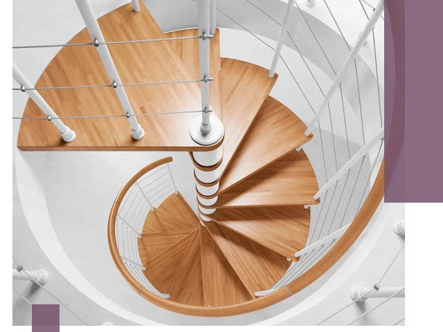 Изготовление винтовых лестниц под ключ в Амурске