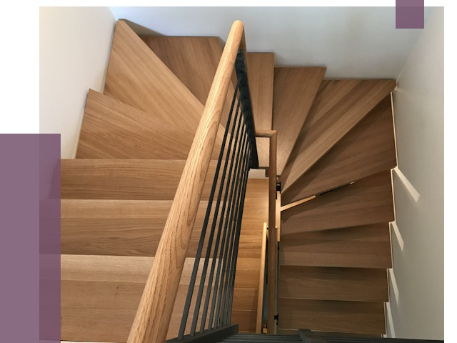 П-образные лестницы в Амурске под ключ от 49077 руб. | ПРОЛЁТ-Мрс