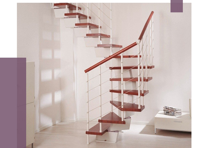 Изготовление лестниц на больцах в Амурске от 9815 руб. | ПРОЛЁТ-Мрс