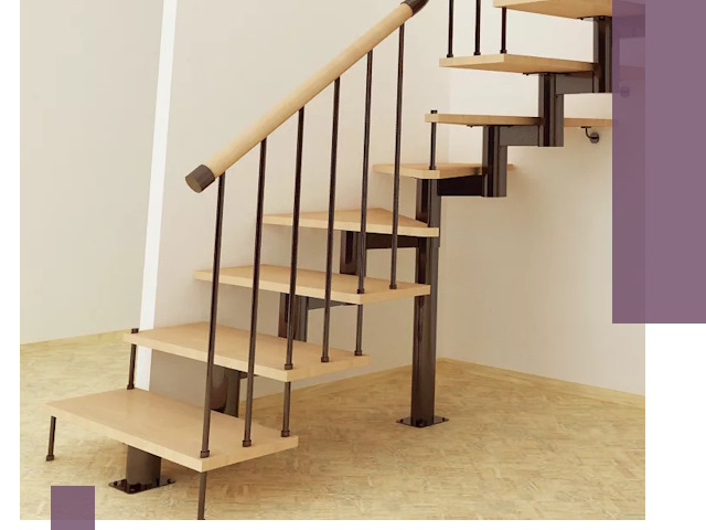 Монтаж лестниц на больцах в Амурске — быстро и надежно