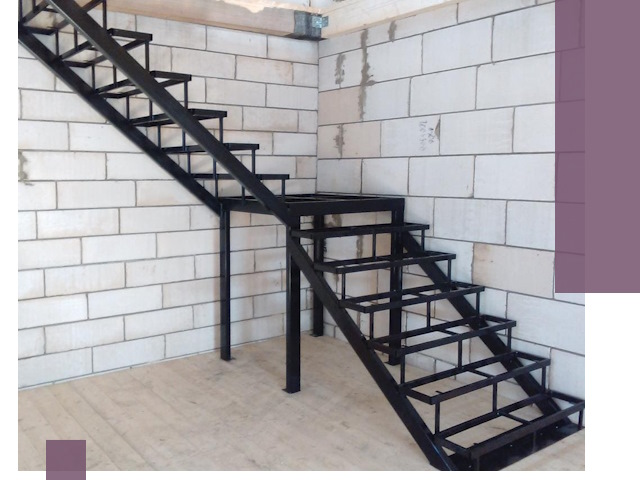 Лестницы на металлокаркасе под ключ в Амурске — изготовление и монтаж