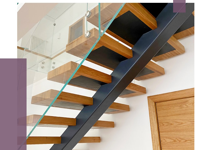 Лестницы на монокосоуре в Амурске от 19114 руб. под ключ | ПРОЛЁТ-Мрс