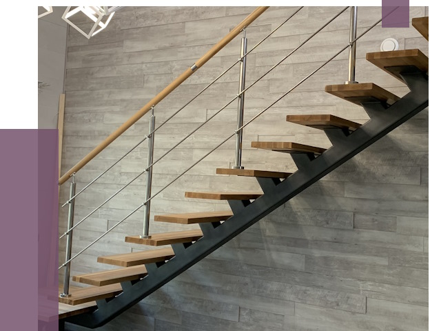 Изготовление лестниц на монокосоуре в Амурске от 76973 руб. 