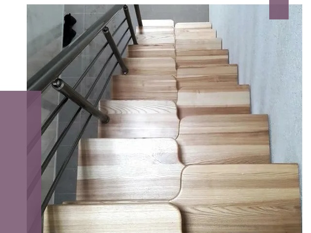 Лестницы гусиный шаг в Амурске от 13173 руб. под ключ | ПРОЛЁТ-Мрс