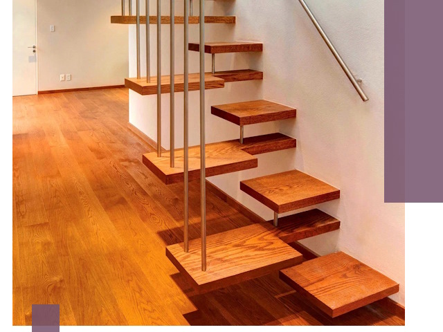 Лестницы «гусиный шаг» на заказ в Амурске для узких пространств