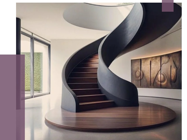 Элитные лестницы под заказ в Амурске от 191142 руб. — ПРОЛЁТ-Мрс