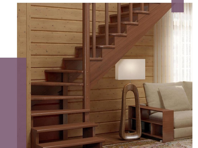 Лестницы эконом класса в Амурске от 18443 руб. бюджетные решения