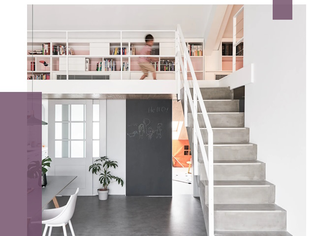 Лестницы для двухуровневой квартиры в Амурске от 178227 руб. | ПРОЛЁТ-Мрс