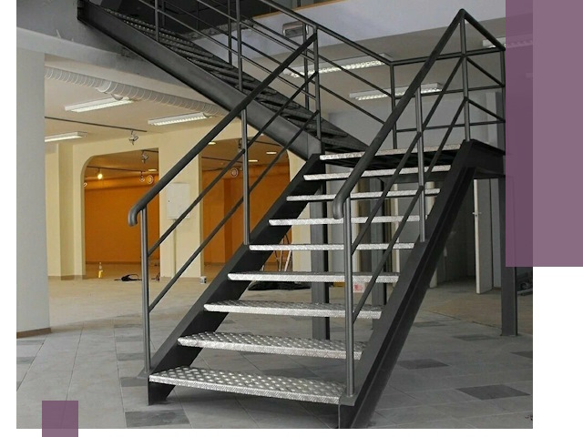 Лестницы для офиса в Амурске: изготовление, монтаж, демонтаж