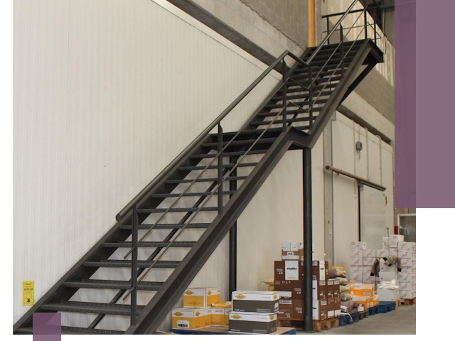 Лестницы для производства в Амурске — изготовление и монтаж