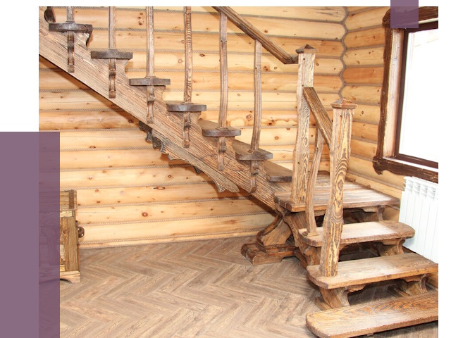 Лестницы в баню в Амурске от 19321 руб. — изготовление | ПРОЛЁТ-Мрс