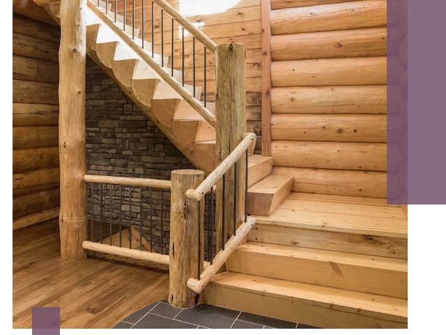 Лестницы в баню под заказ и профессиональный монтаж в Амурске