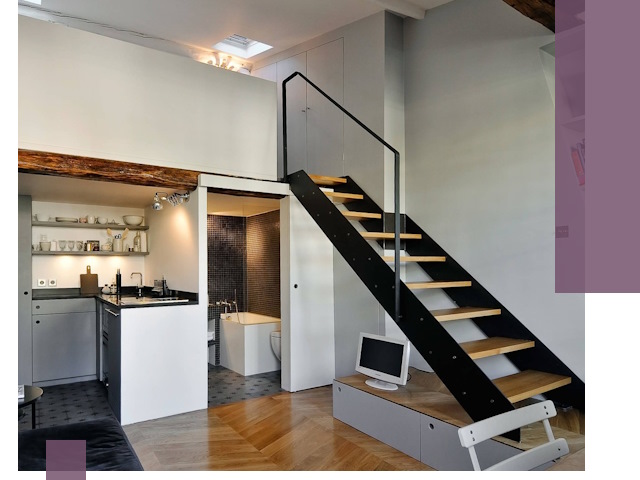 Лестницы на антресоль под ключ в Амурске — изготовление и монтаж