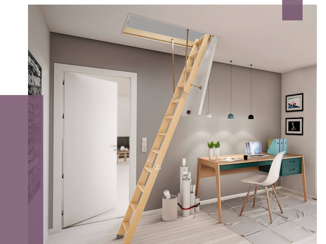 Чердачные лестницы в Амурске — от 14723 руб. | ПРОЛЁТ-Мрс