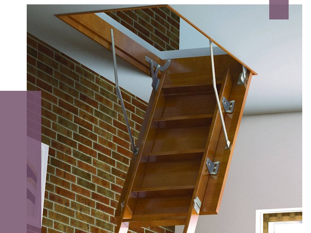 Установка чердачной лестницы в Амурске от 7904 руб. | ПРОЛЁТ-Мрс