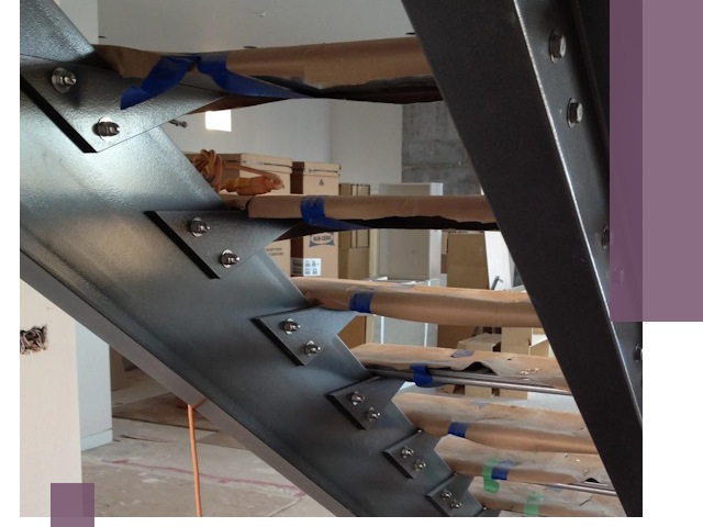 Усиление лестничных конструкций и усиление опор в Амурске