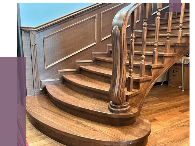 Дубовые лестницы под ключ в Амурске от 178227 руб. — ПРОЛЁТ-Мрс