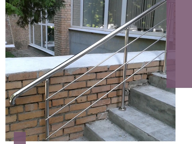 Перила из нержавеющей стали высокого качества в Амурске