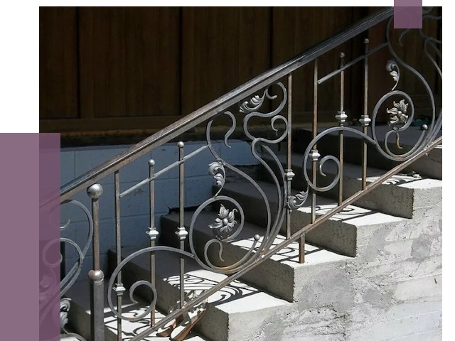 Кованые перила в Амурске от 8782 руб. под ключ — качество от ПРОЛЁТ-Мрс