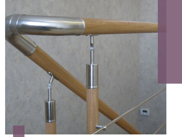 Комбинированные перила на заказ в Амурске — монтаж и производство