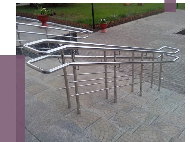 Перила для инвалидов в Амурске от 7666 руб. под ключ | ПРОЛЁТ-Мрс