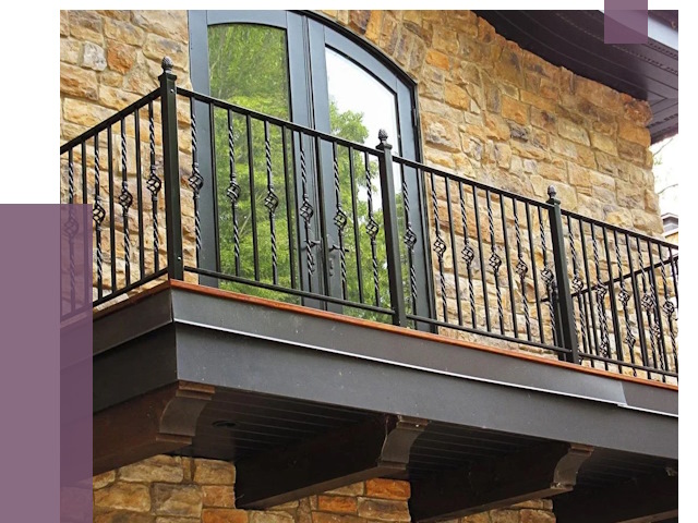 Балконные ограждения в Амурске от 8111 руб. — купить | ПРОЛЁТ-Мрс