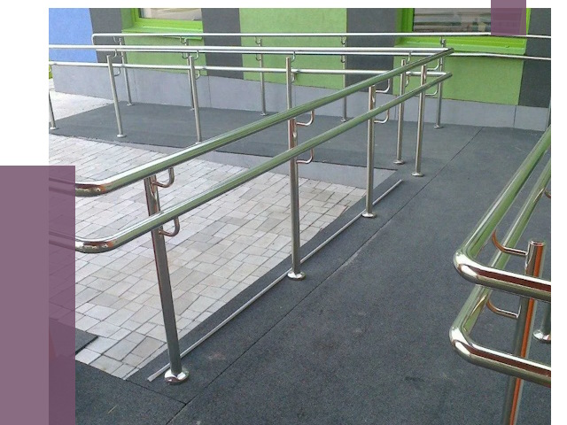 Ограждения пандусов в Амурске от 4391 руб. монтаж | ПРОЛЁТ-Мрс