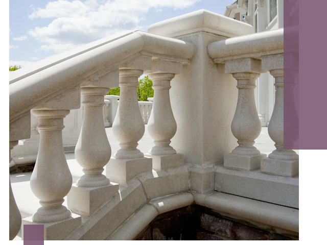 Балюстрады из металла и камня под ключ в Амурске