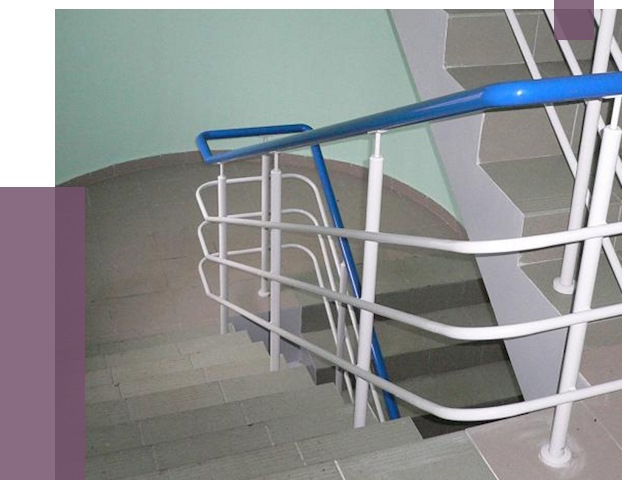 Перила в подъезде в Амурске — установка и замена от 7491 руб. | ПРОЛЁТ-Мрс