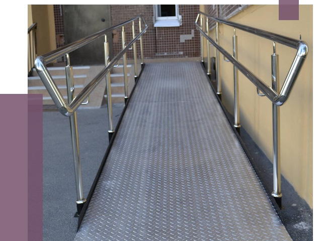 Пандусы в Амурске от 12398 руб. — установка для инвалидов | ПРОЛЁТ-Мрс