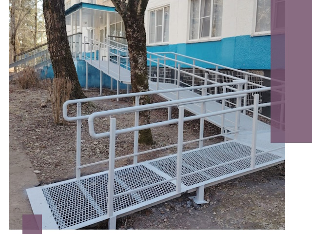 Пандусы под ключ в Амурске: изготовление, монтаж и демонтаж