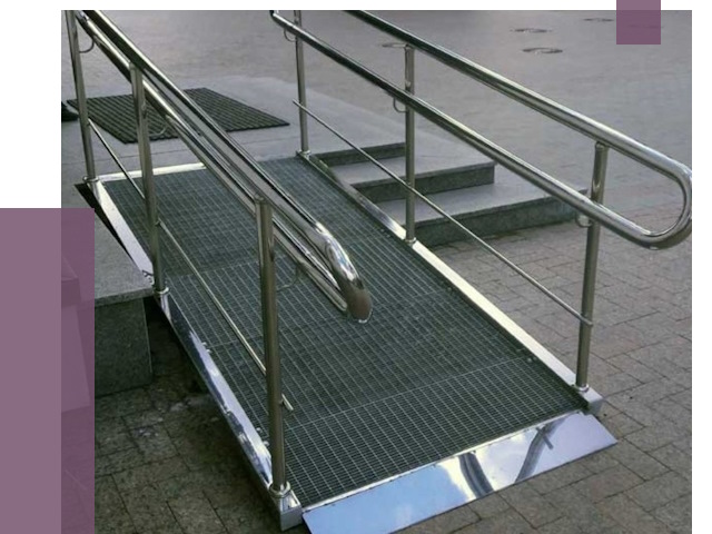 Монтаж пандусов для инвалидов в Амурске от 8700 руб. под ключ | ПРОЛЁТ-Мрс