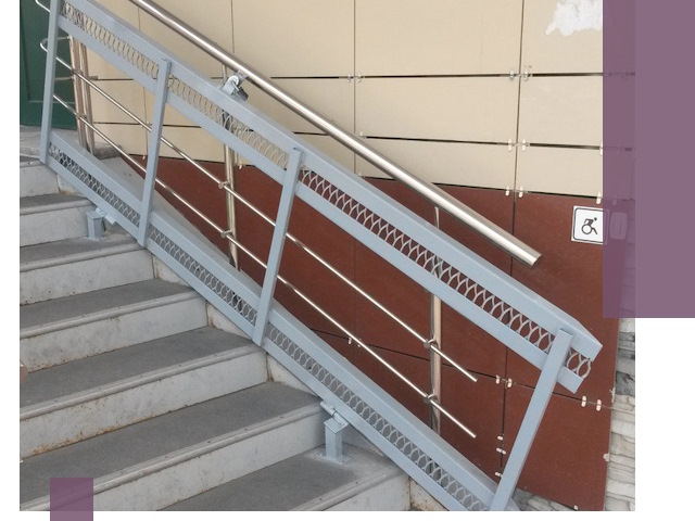 Изготовление откидных пандусов под ключ в Амурске