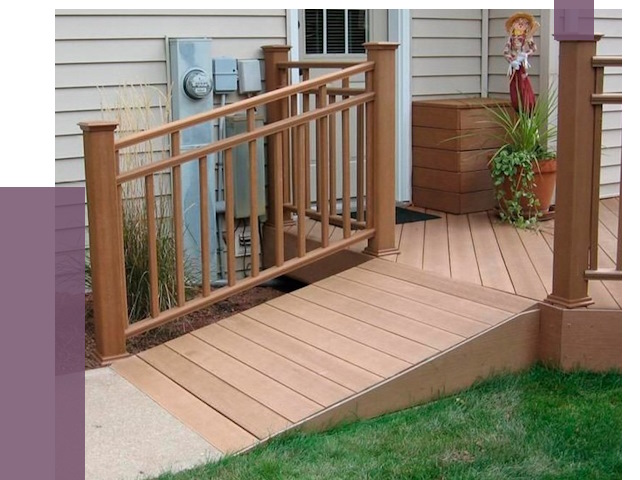 Пандус на крыльцо в Амурске под ключ от 7852 руб.