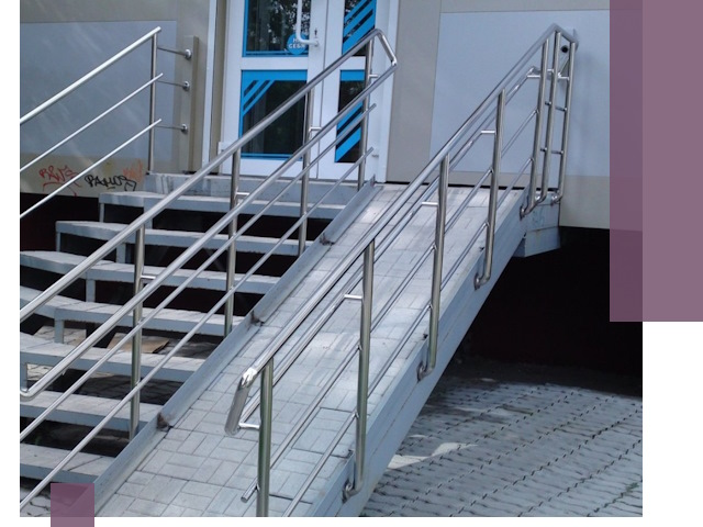 Пандус на крыльцо под ключ в Амурске: монтаж и изготовление