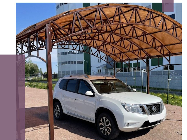 Недорогие навесы в Амурске от 43394 руб. | ПРОЛЁТ-Мрс