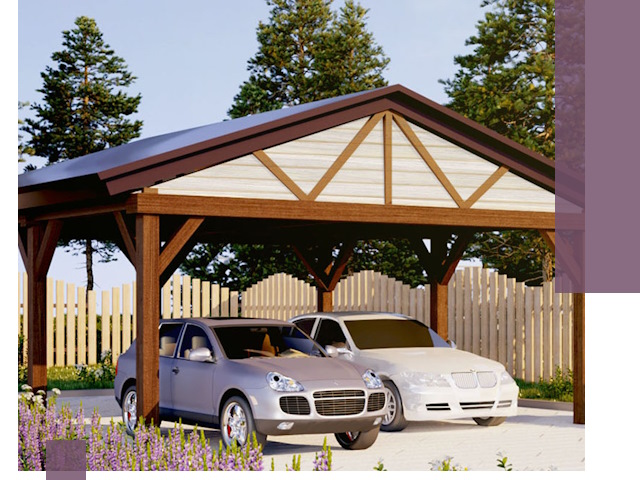 Навесы для автомобиля в Амурске — изготовление и монтаж