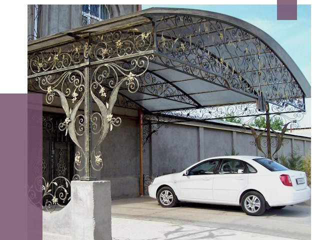 Кованые навесы в Амурске от 14723 руб. | ПРОЛЁТ-Мрс