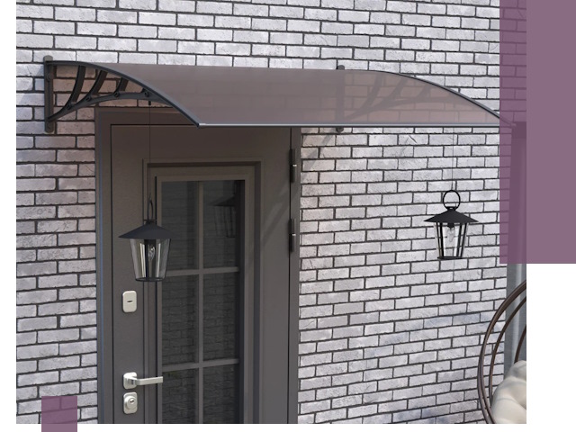 Недорогие козырьки и навесы под ключ в Амурске