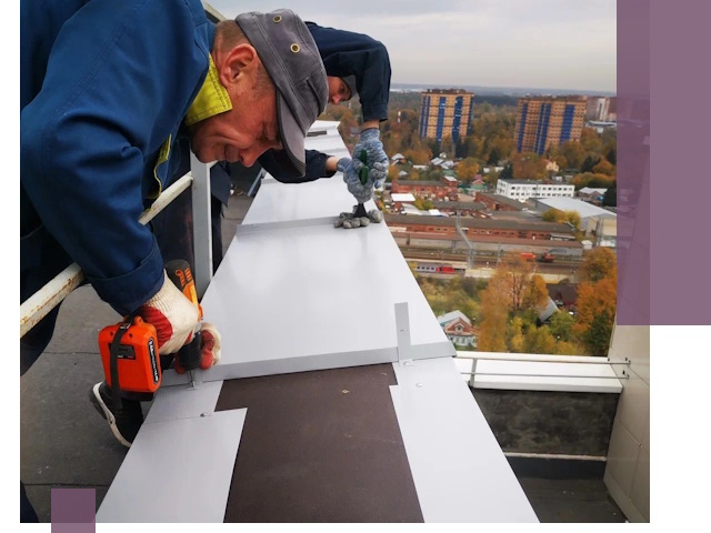 Монтаж парапетов в Амурске — установка прочных металлических ограждений